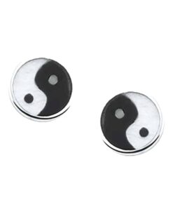 Earrings Silver - Yin Yang