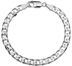 Silver men's bracelet