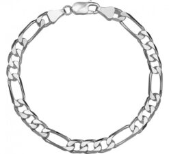 Silver men's bracelet