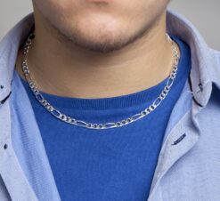 Alternative view of Solid Silver Men's Necklace