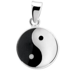 Silver Pendant Yin-Yang