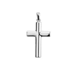 Silver cross pendant