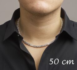 Alternative view of Solid Silver Men's Necklace