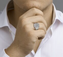 Alternative view of Fingerprint ring men