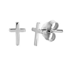 Ear studs Cross