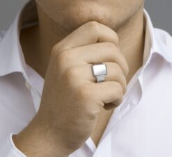 Alternative view of Silver Men's Ring