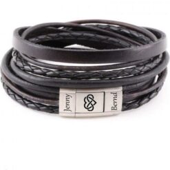 Leather wrap bracelet
