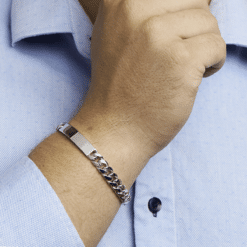Engraving bracelet gourmet plate 8.5mm 21cm