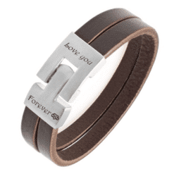 heren armband met gravure