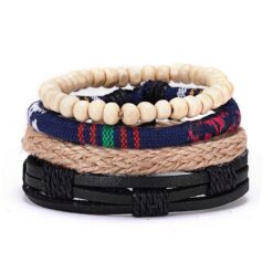 Alternative view of Set of surfer bracelets