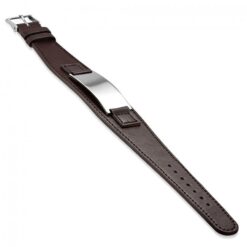 Alternative view of PU Leather Bracelet with Engraving Plate
