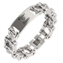 Steel Engraving Bracelet