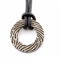 fingerprint pendant men