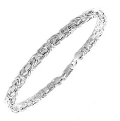 Alternative view of Silver men's bracelet