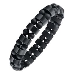 Bracelet of tiger's eye and hermatite