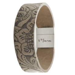 Alternative view of Leather Bracelet with Fingerprint