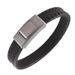 Leather Bracelet with Engraving