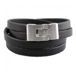 Alternative view of Leather wrap bracelet