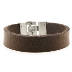 Alternative view of Leather Bracelet with Engraving