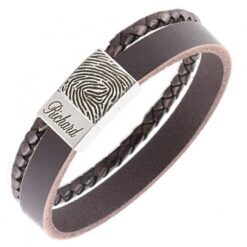 Fingerprint bracelet men