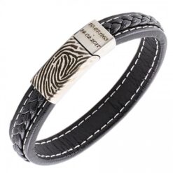 herenarmband met vingerafdruk