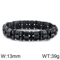 Alternative view of Bracelet of tiger's eye and hermatite