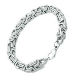 Bracelet king 8 mm -oxidized