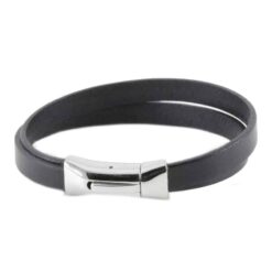 Alternative view of Leather Name Bracelet