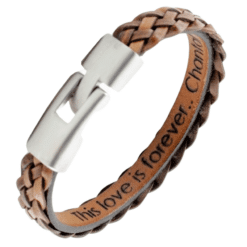 Leather Bracelet with Leather Engraving