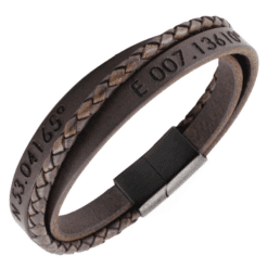 Leather Name Bracelet