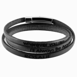Alternative view of Leather Name Bracelet