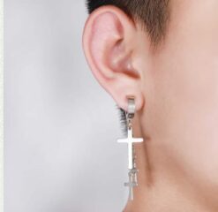 Alternative view of Earring of Stainless Steel (1 piece)