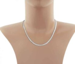 Alternative view of Solid Silver Men's Necklace