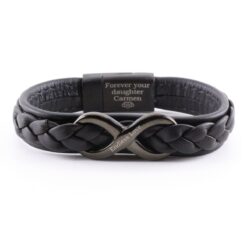 Leather Bracelet with Infinity sign (kopie)
